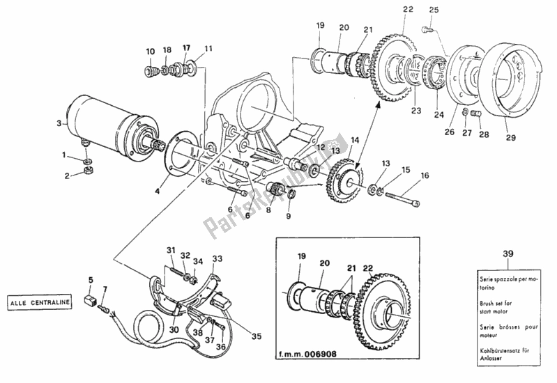 Todas las partes para Generador - Motor De Arranque de Ducati Supersport 900 SS USA 1994